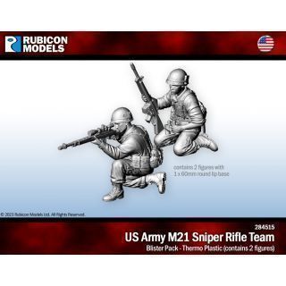 US Army team with M21 Sniper Rifle