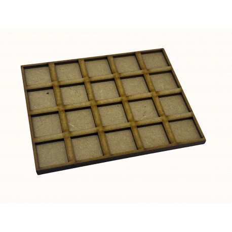 MOVEMENT TRAY 125 X 100 MM, BASES 20 X20 MM
