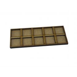 MOVEMENT TRAY 125 X 50MM , BASES 20 X20 MM