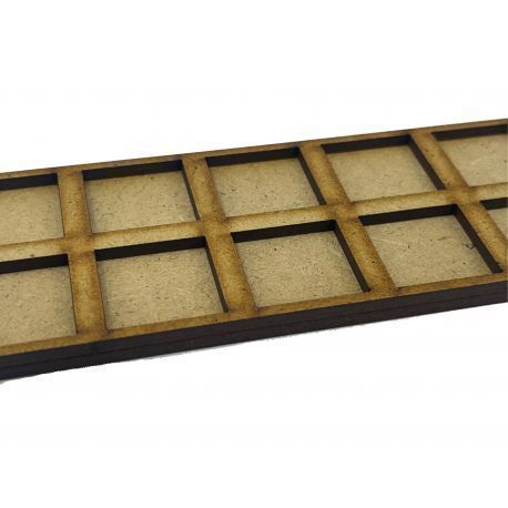 MOVEMENT TRAY 125 X 50MM , BASES 20 X20 MM