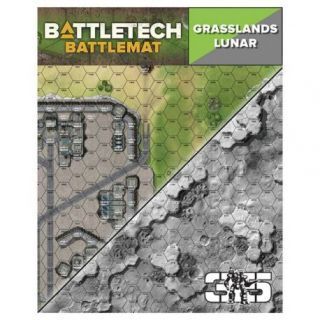 BattleTech Battlemat Lunar and Grasslands