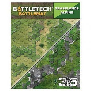 BattleTech Battlemat Alpine and Grasslands