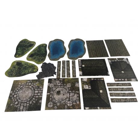 Mega bundle pack Wargames 2d Terrains Set