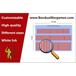 Red and White Diamonds Decal Sheet