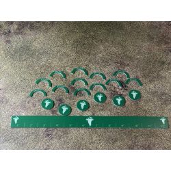 Kingdom Of The Forest token set compatible with MESBG
