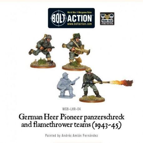 German Heer Pioneer panzerschreck and flamethrower teams (1943-45)