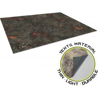 Volcanic World Play Mat 44"x60" by KRB STUDIO