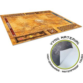 Arid Bowl Mat by KRB STUDIO