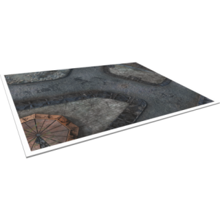 KT Mat Imperial City -1- 22"x30" Compatible con Warhammer, Warhammer 40K y otros Wargames