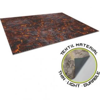 Vulkano mat 44''X60'' with deployment zones for warhammer 40k TEXTIL