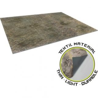 Cobblestone mat  44''X60'' with deployment zones for warhammer 40k TEXTIL