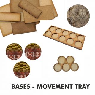 Peanas y Bases de movimiento
